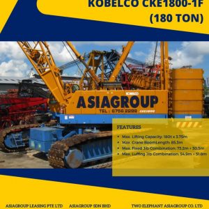 thumbnail of CC180 – Kobelco CKE1800_1F (Luffing Jib)