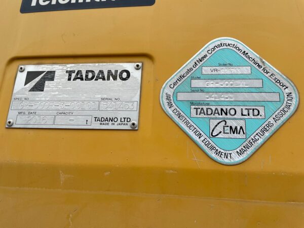 Tadano GR500EXL - Image 8